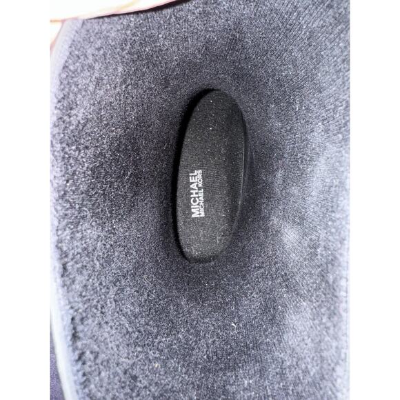 MICHAEL KORS Sutter Black MK Monogram Rain Boots Women’s 8 Waterproof - Picture 8 of 13